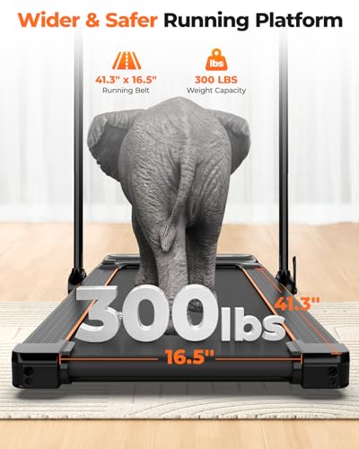 YUEJIQI Walking Pad with Incline, 3.5HP Foldable Treadmill for Home Office Small Space, Portable Walking Treadmill Under Desk 300 Lbs with 12 Preset PROG, LED Display, Speaker and Phone Holder