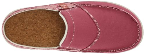 Spenco Women's Vintage Siesta Floral Mule, Mauvewood, 8