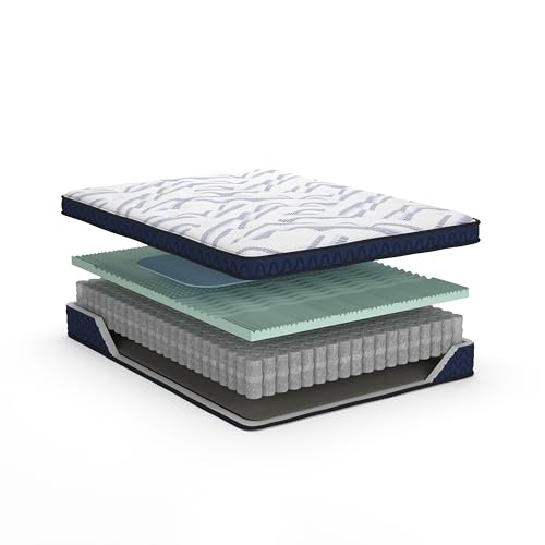 Signature Design by Ashley Limited Edition Firm 12 Inch Hybrid Mattress with Gel Memory Foam and Edge Support for Cool Sleep and Pressure Relief, Twin