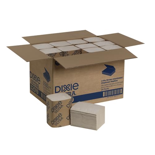 DIXIE ULTRA® INTERFOLD 2-PLY NAPKIN DISPENSER REFILL BY GP PRO (GEORGIA-PACIFIC), BROWN, 6,000 NAPKINS PER CASE