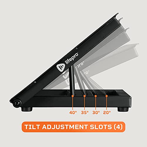 Lifepro Calf Stretcher Slant Board for Squats - Incline Board for Calf Stretching, Ankle Slant Board, Strengthen and Tone Your Calves, Adjustable Calf Stretch Board Slantboard, Squat Wedge Slant Board