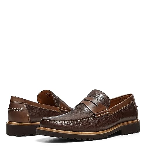 Donald Pliner Men's Joe Tumbled Calf Loafer, Navy, 12