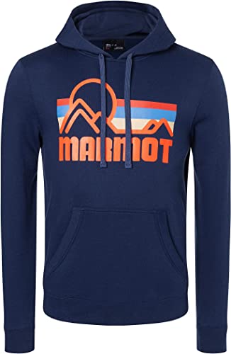 MARMOT Men's Coastal Hoody Sweatshirt, Arctic Navy, 4X