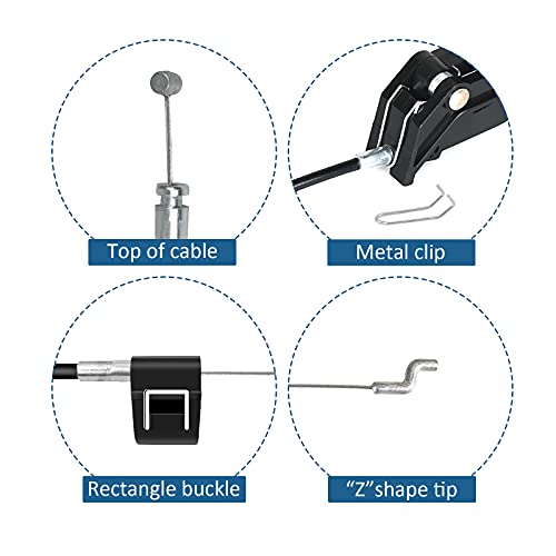 Recliner Replacement Parts with Pull Handle and Release Cable (1-Sets), Repair Recliner Mechanism Parts Compatible with Most Furniture of Recliner Sofa Couch Chair