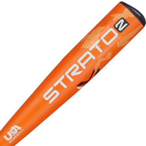 Axe | Strato 2 | USA Baseball Bat | Drop -10/-8/-5 | 1-Piece Alloy | 2 5/8" Barrel | Orange/Black (-10, 27")