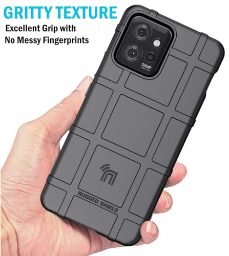 Case for Motorola ThinkPhone (2023), Nakedcellphone Special Ops Tactical Armor Rugged Shield Protective Cover [Anti-Fingerprint, Matte Grip Texture] - Black