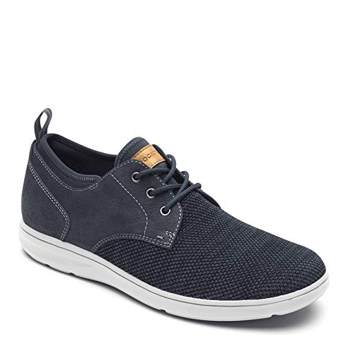 Rockport Men's Zaden Plain Toe Oxford, Navy NBK/MES, 11.5 M US