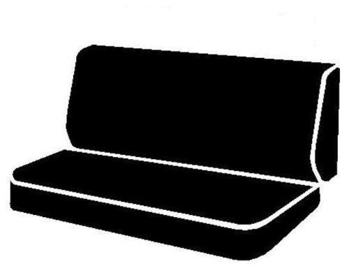 FIA TR44 BLACK Universal Fit Truck Bench Seat Cover (Black)