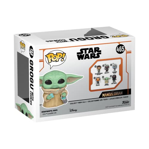 Funko Pop! & Tee: The Mandalorian - Grogu with Cookies - S