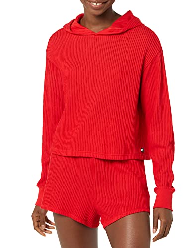EleVen by Venus Williams Women's in Bloom Long Sleeve, Candy Red, X-Small
