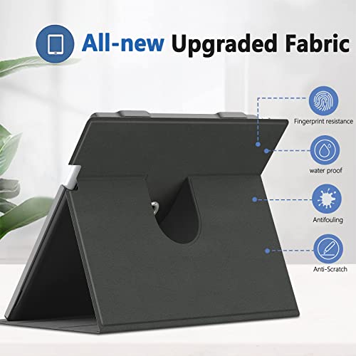 E NET-CASE Case for Remarkable 2 10.3 inch Digital Paper (2020 Released) Vertical, 360 Degree Rotating Stand Cover for Remarkable 2 10.3 inch Digital Paper,with Pencil Holder (Gray)