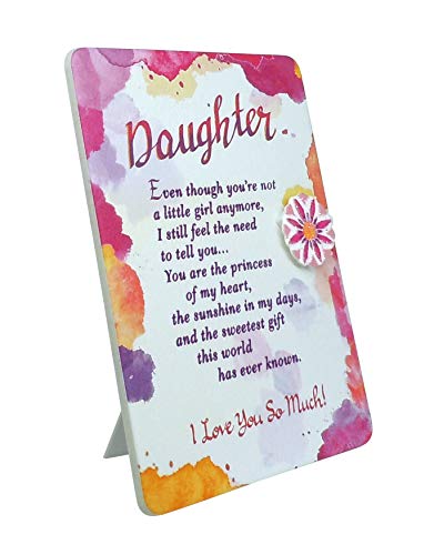 Blue Mountain Arts Daughter Magnet with Easel Back—Holiday, Birthday, Graduation, Just Because, or "I Love You" Gift from a Mom or Dad, 4.9 x 3.6 Inches (Daughter)