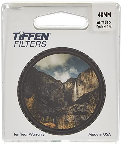 Tiffen 49WBPM14 49mm Warm Black Pro-Mist 1/4 Filter