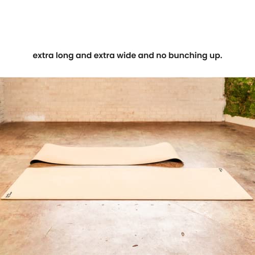 Luxury Cork Yoga Mat - Non Slip, Extra Thick Grip. Thicker, Longer, and Wider for More Comfort and Support. Tough Enough For Hot Yoga. Natural, Non Toxic, and Eco Friendly. Optional Alignment Lines.