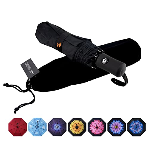 SY COMPACT Travel Umbrella Windproof Automatic Umbrellas-Factory Outlet umbrella-Pink Constellation