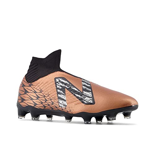 New Balance Men's Tekela V4 Magia Fg Soccer Shoe, Copper/Black, 6.5 Wide