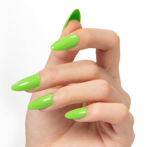 MAYCHAO 15ML Neon Green Gel Nail Polish 1Pc Bright Green Gel Polish Soak Off UV LED Nail Polish Nail Art Starter Manicure Salon DIY at Home, 0.5 OZ