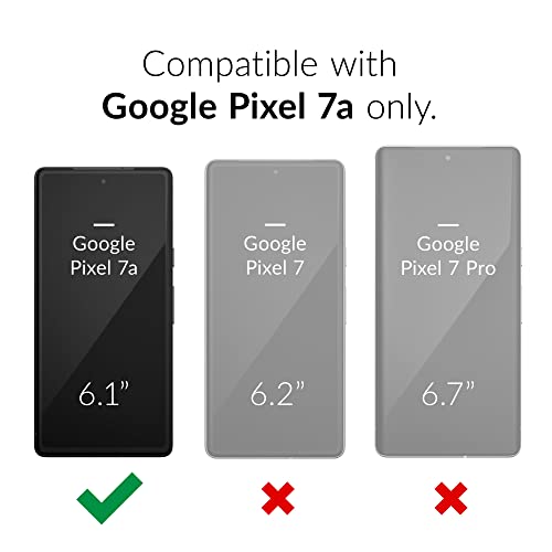 Crave Dual Guard for Google Pixel 7a Case, Shockproof Protection Dual Layer Case for Google Pixel 7a - Berry