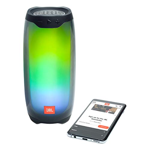 JBL Pulse 4 - Waterproof Portable Bluetooth Speaker with Light Show - Black