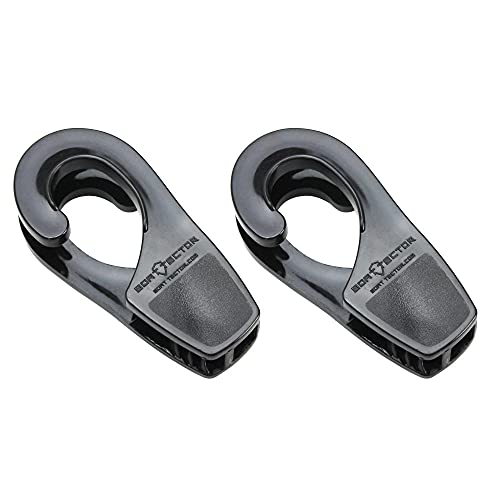 Extreme Max 3005.5023 BoatTector Boat Rail Fender Hangers, Value 2-Pack - 1", Black