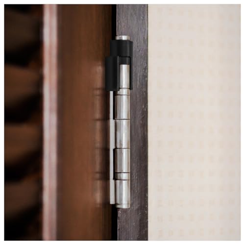 Nuk3y Door Saver 3 III Hinge Pin Stop for Residential Doors Fits All 3" to 4-1/2" Hinges (Black)