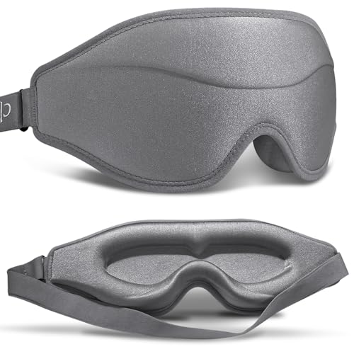 Clbxzwc 3D Advanced Eye Mask for Sleeping, Ultra Delicate Soft Skin Friendly Eye mask,100% Blackout Sleep Eye Mask for Sleep, Eyelash Extension Sleep mask, Sleeping Eye Masks for Men and Women
