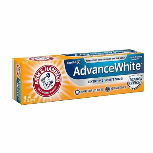 ARM & HAMMER Advance White Baking Soda & Peroxide Toothpaste, Extreme Whitening 4.3 oz