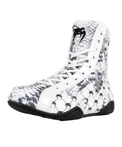 Venum White Snake Boxing Shoes - White