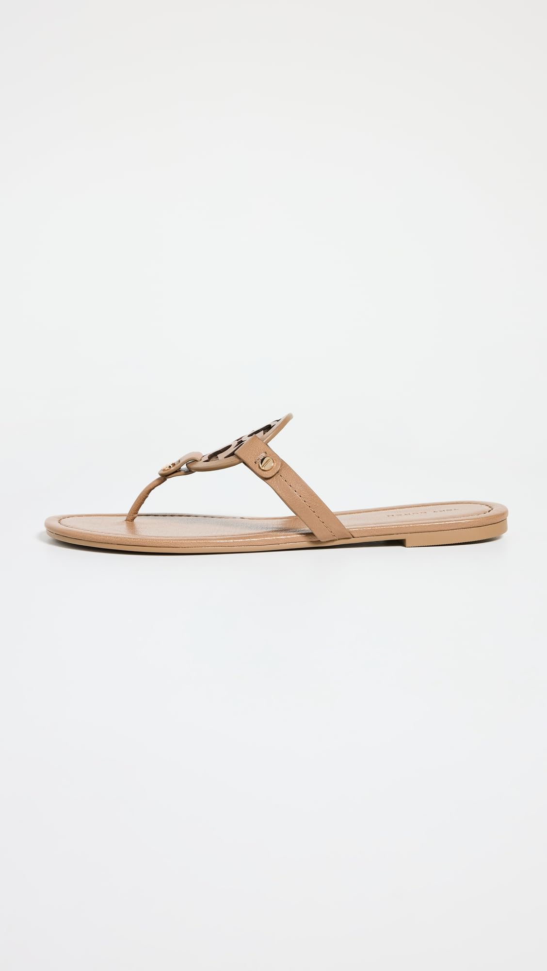 Tory Burch Women's Miller Sandals, Almond Flour, 10 Medium US