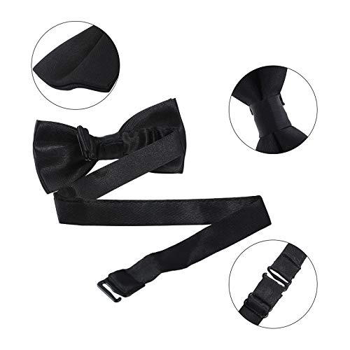 Kajeer Kids Suspender Bowtie Necktie Sets - Adjustable Elastic Classic Accessory Sets for 6 Months to 13 Year Old Boys & Girls (Orange, 26 Inches (Fit 6 Months to 6Years))