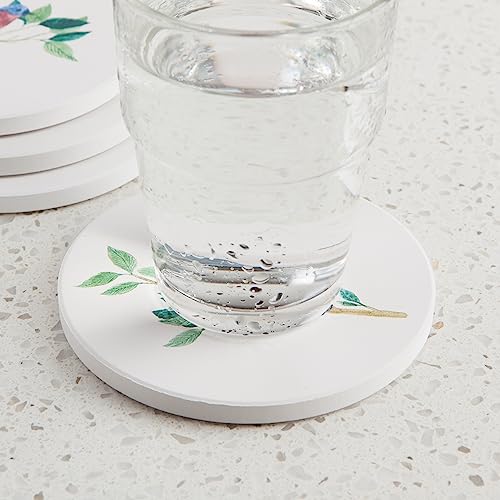 Now Design Set of 4 Soak Up Coasters, Birdsong