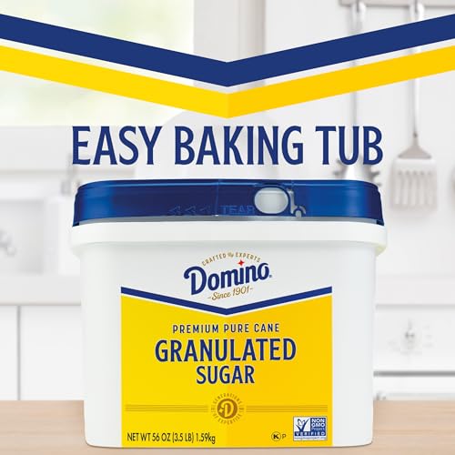 Domino® Sugar 3.5 lb Easy Baking Tub, Premium Pure Cane Granulated Sugar