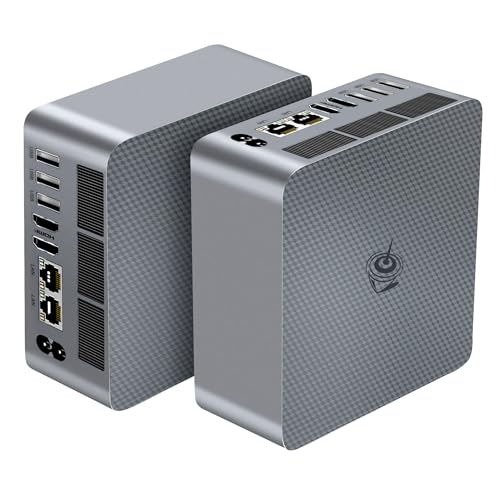 Beelink EQI12 Mini PC,Intel 12th Gen Core i3-1220P (10C/12T,up to 4.4GHz),Mini Computer with 16GB DDR4 RAM 500GB M.2 2280 PCle 4.0x4 SSD,4K Dual Screen Display/Dual LAN/WiFi6/BT5.2/USB3.0