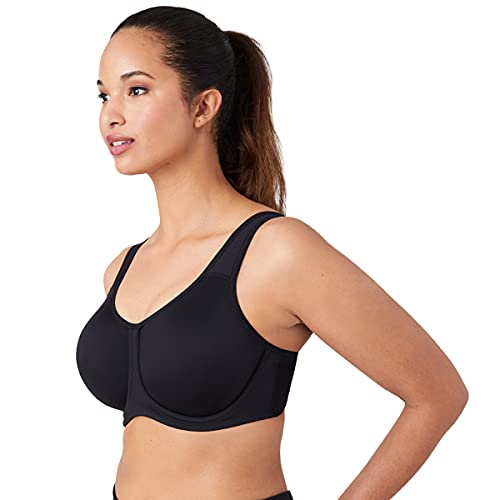 Wacoal Women's Full Support Underwire Sport Bra, Blue, 36DDD