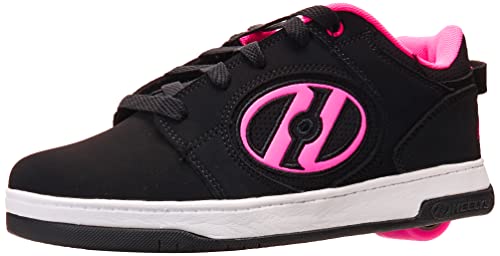Heelys Low-Top Wheeled Heel Shoe, Black Multicolor, 5 US Unisex Big Kid