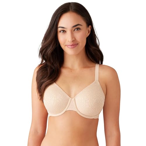 Wacoal Women's Inside Job Unlined Underwire Bra, Coronet Blue, 38C