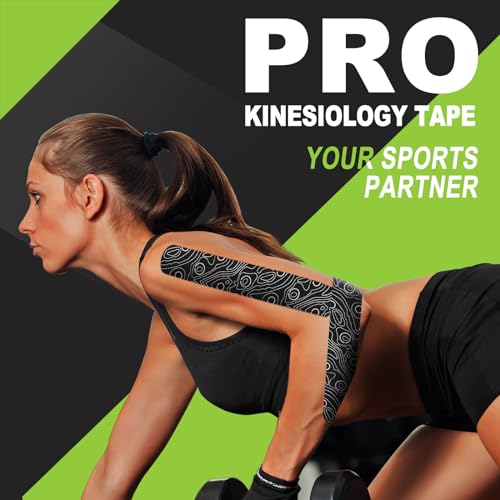 OK TAPE Uncut Kinesiology Tape Roll, Pro Adhesive & Water-Resistant k Tape, for Pain Relief, Muscle Support, Versatile Kinetic Tape, 2" x 16.4'-Beige
