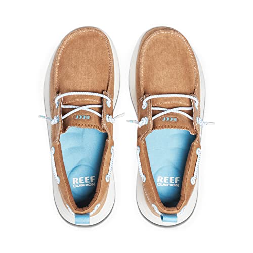 Reef Men's Swellsole Pier Boat Shoe, Brown, 12