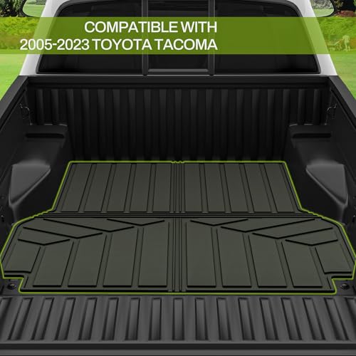 Floor Mats for Toyota Camry 2024-2018 Standard Models, Custom Fit for TPE All Weather Camry Floor Liners, Automotive 1st & 2nd Row Car Mats Set Rubber Liners Accessoires, Black (Non Hybrid & AWD)