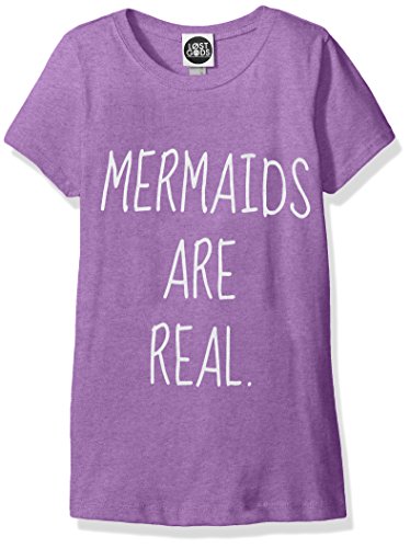 Fifth Sun Big Girls' Mermaid Graphic T-Shirt, White, X-Large/14/16