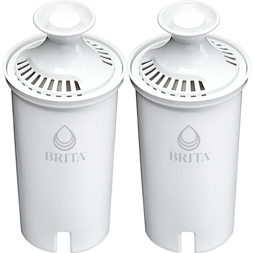 Brita Standard Water Filter for Pitchers and Dispensers, BPA-Free, Reduces Copper, Cadmium and Mercury Impurities, Lasts Two Months or 40 Gallons, Includes 8 Filters