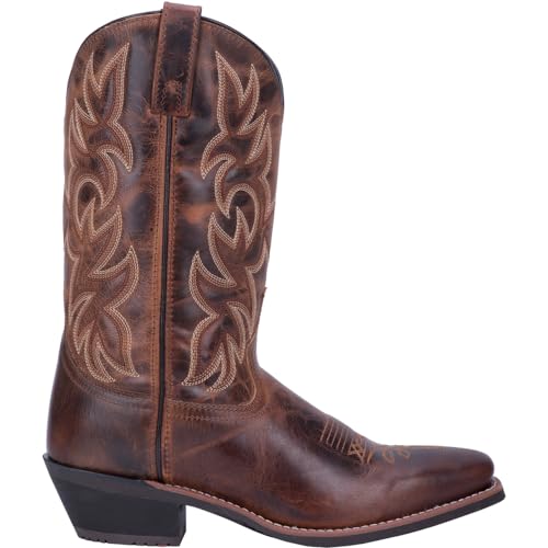 Laredo Mens Breakout Square Toe Casual Boots Mid Calf - Brown - Size 10.5 D