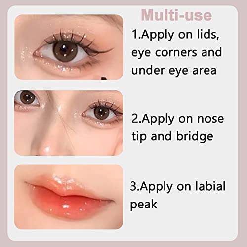 SUSIKEKI Black Grey Smokey Liquid Eyeshadow Kit for Halloween Goth Makeup, Smoky Silver Gray White Eye Shadows for Bold Dark Gothic Makeup Looks, Matte Shimmer Long-Lasting Eye Makeup Set (9 Colors)