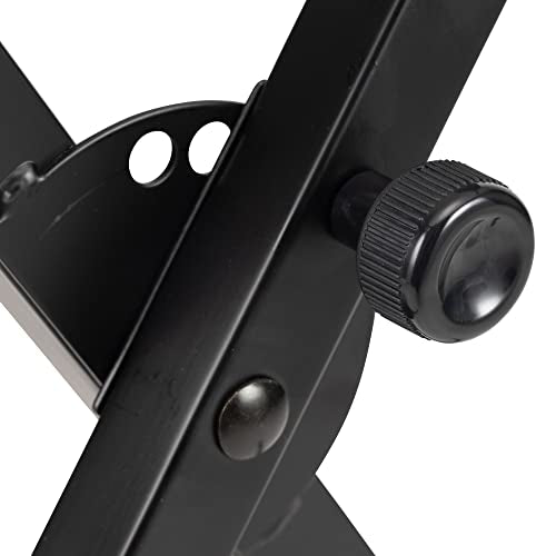 On-Stage KS7191 Classic Double-X Keyboard Stand,Black