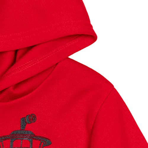 Paw Patrol Chase Marshall Rubble Rocky Zuma Toddler Boys Fleece Pullover Hoodie Red 2T