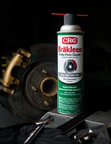 CRC (05084-12PK) Brakleen Non-Chlorinated Brake Parts Cleaner - 14 oz., (Pack of 12)