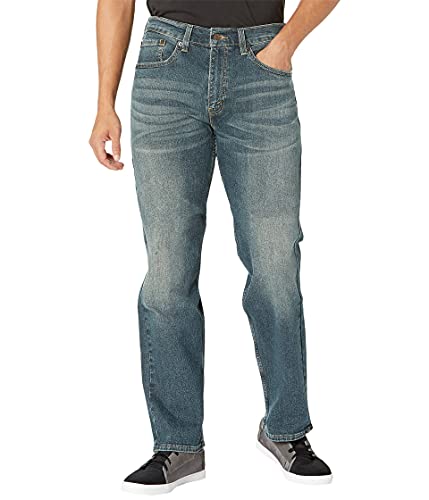 Signature by Levi Strauss & Co. Gold Men's Regular Fit Flex Jeans, Chart FLX, 36Wx30L