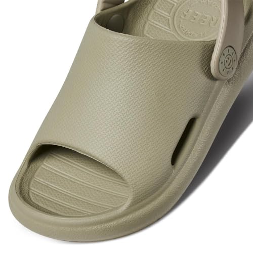 Reef Little Rio Slide Sandal, Abbey Stone, 6 US Unisex Kid