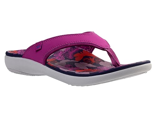 Spenco Women's Yumi Butterfly Flip-Flop, Blue Fog, 12