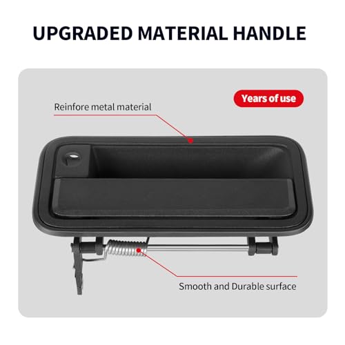 Front Exterior Door Handle for Chevy C1500 C2500 C3500 HD K1500 K2500 K3500 GMC Pickup Yukon 1988-2000 Driver Side for Chevrolet GMC Truck Metal Door Handles Replace 15742229 15742230 - Left x 1